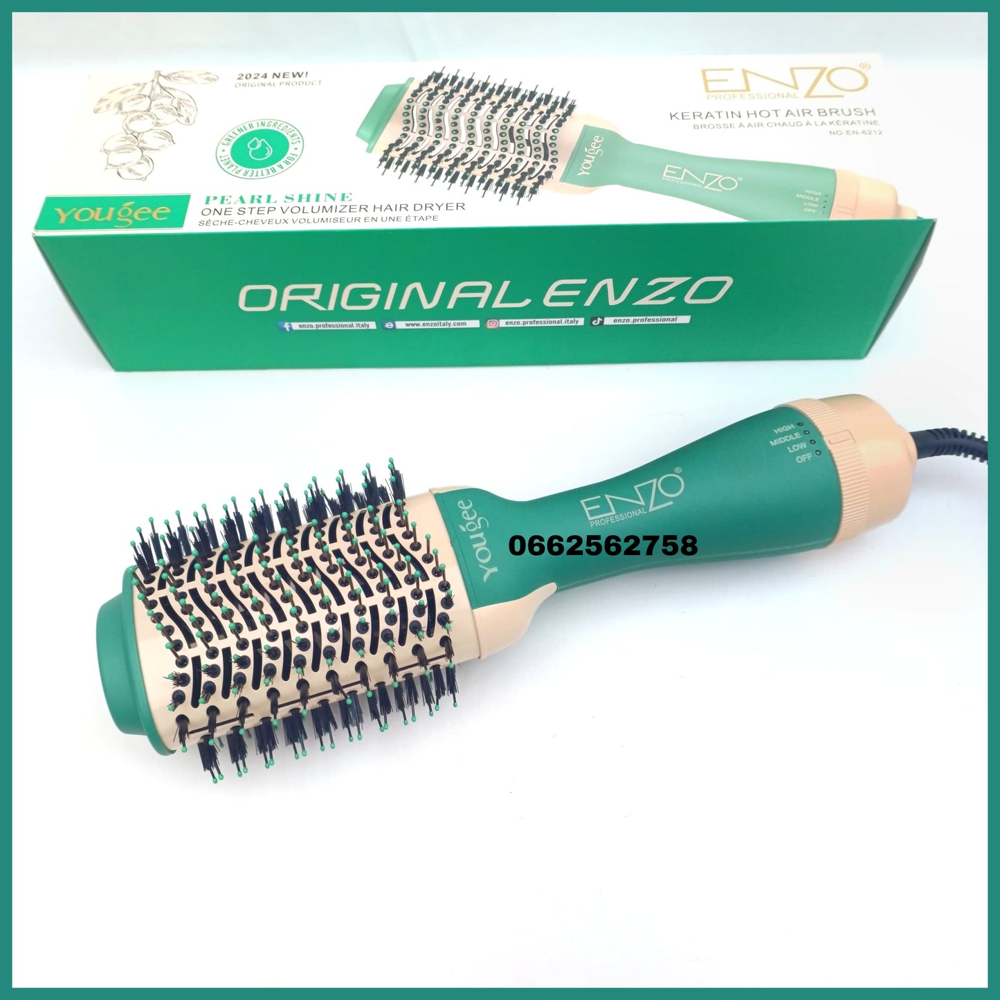 Brosse 1500watt vert